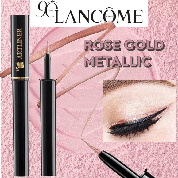 NIB! Rose Gold Metallic 11 Lancôme Artliner Precision Point Eyeliner - Full size - Picture 9 of 11